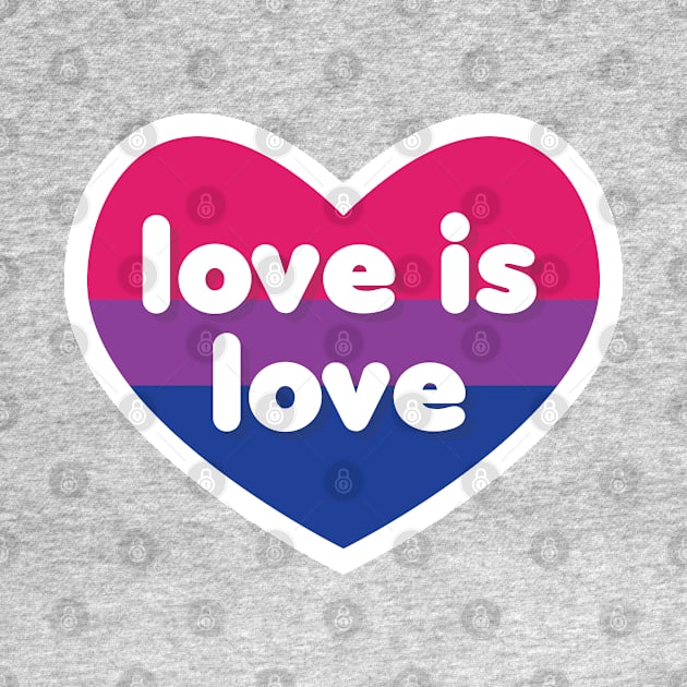 Love is love [Bisexual] by deadbeatprince typography